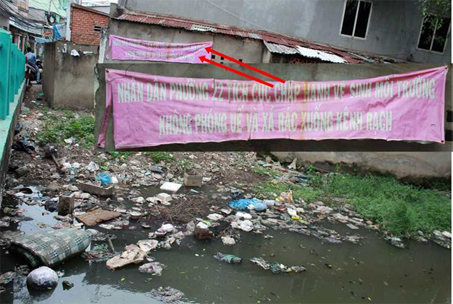 Ao hồ kênh rạch bị ô nhiễm nghiêm trọng