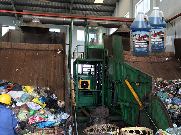 Hệ thống phun xịt mùi hôi tự động trạm trung chuyển rác