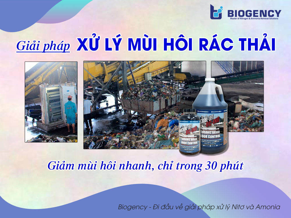 Giải pháp xử lý mùi hôi rác thải