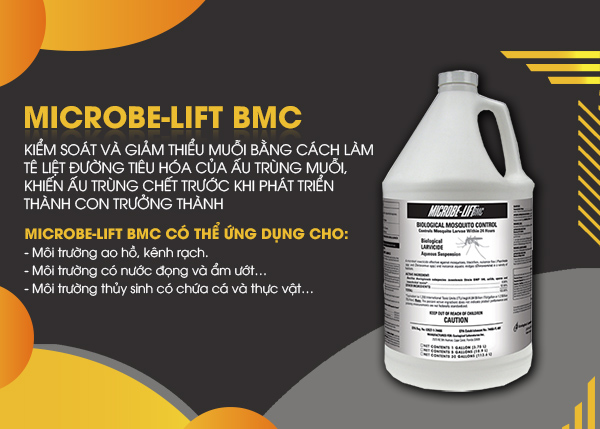 Microbe-Lift BMC - Men vi sinh kiểm soát muỗi