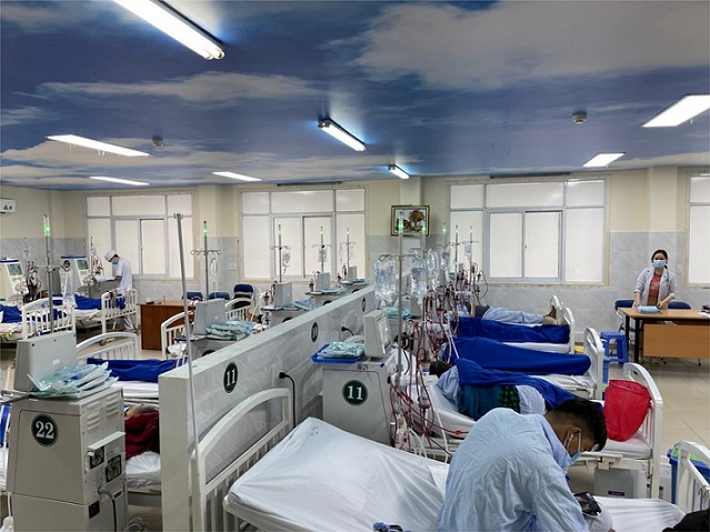 Hoạt động tại khu điều trị nội trú là nơi phát sinh nước thải y tế