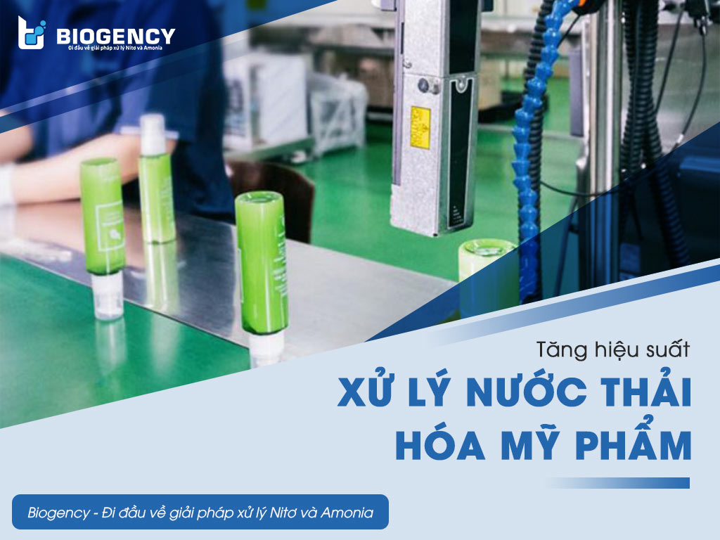 xử lý nước thải hóa mỹ phẩm