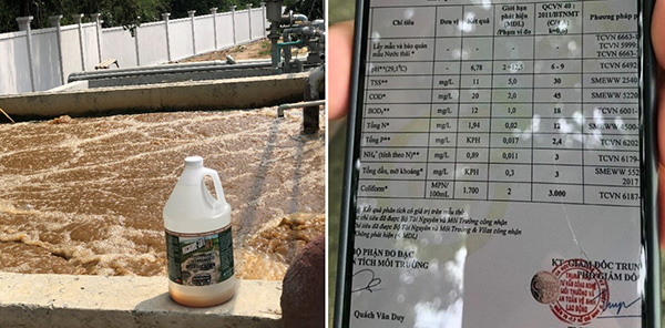 HTXLNT chế biến thực phẩm sau khi dùng Microbe-Lift N1