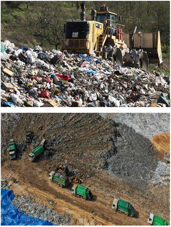 Tình trạng của một số bãi chôn lấp rác hiện nay