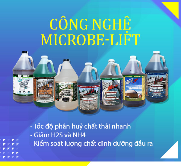 Công nghệ xử lý nước thải sinh học Microbe-Lift
