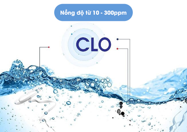 Sử dụng Clo là một trong những cách loại bỏ giun đỏ nhanh chóng