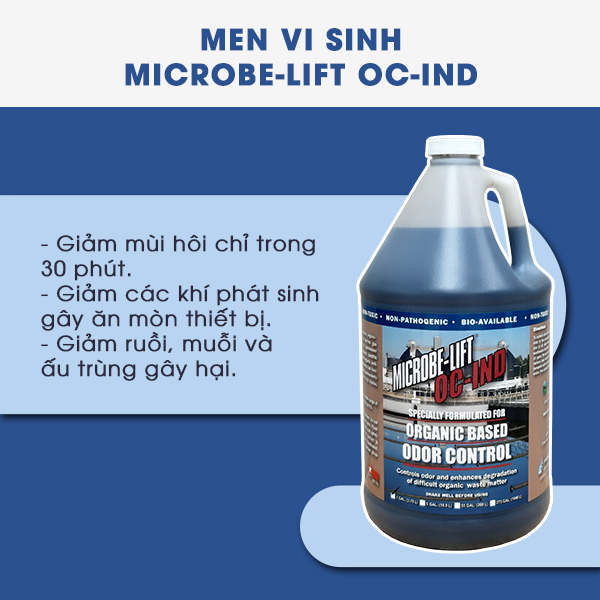 Men vi sinh Microbe-Lift OC-IND được nhập khẩu 100% chính hãng từ Mỹ bởi Biogency.