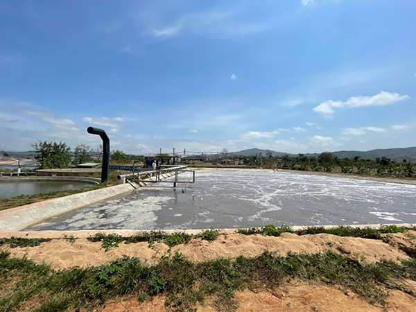 Hệ thống xử lý nước thải ngành tinh bột sắn