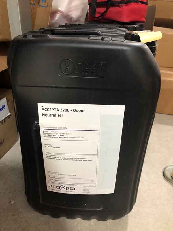 Sản phẩm trung hòa mùi Accepta