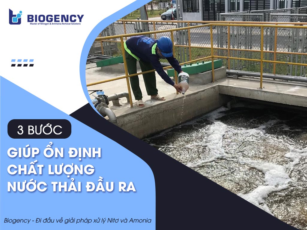Cách ổn định chất lượng nước thải đầu ra