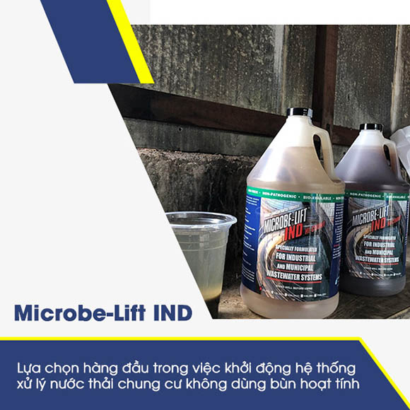 Microbe-Lift IND - Lựa chọn hàng đầu trong việc khởi động hệ thống xử lý nước thải chung cư không dùng bùn hoạt tính.