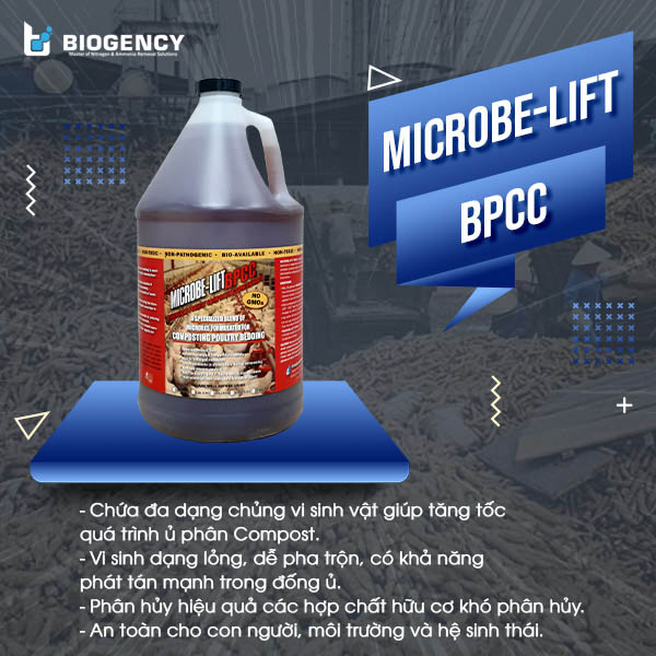 Men vi sinh Microbe-Lift BPCC giúp xử lý bã thải và bùn thải ngành sản xuất tinh bột sắn thông qua phương pháp ủ phân Compost.
