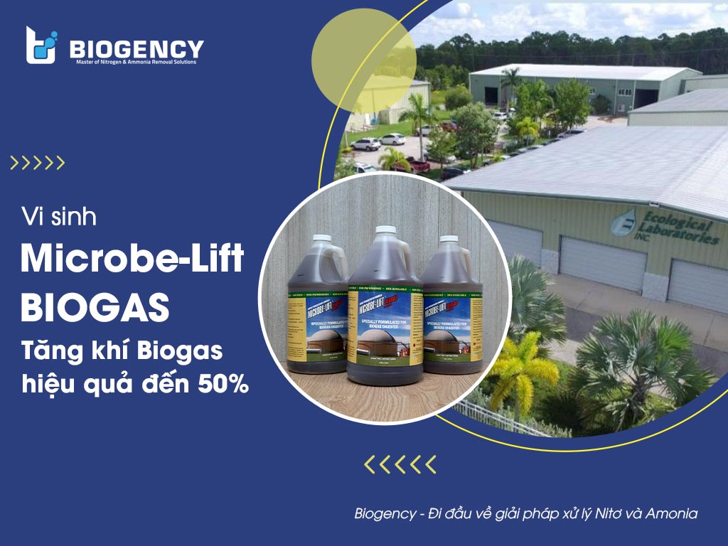 Vi sinh Microbe-Lift BIOGAS - Tăng khí Biogas hiệu quả đến 50%