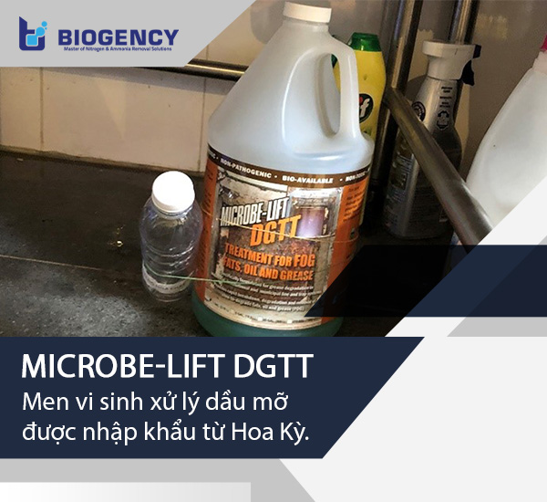 Men vi sinh xử lý dầu mỡ Microbe-Lift DGTT (chai Gallon).