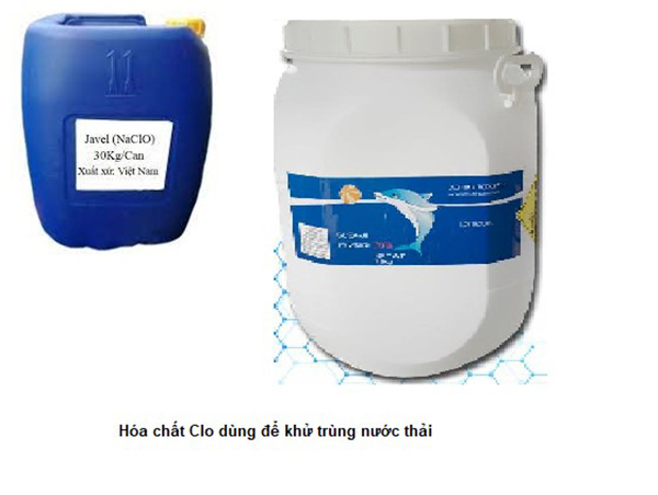 Hóa chất khử trùng nước thải – NaClO (nước Javel).