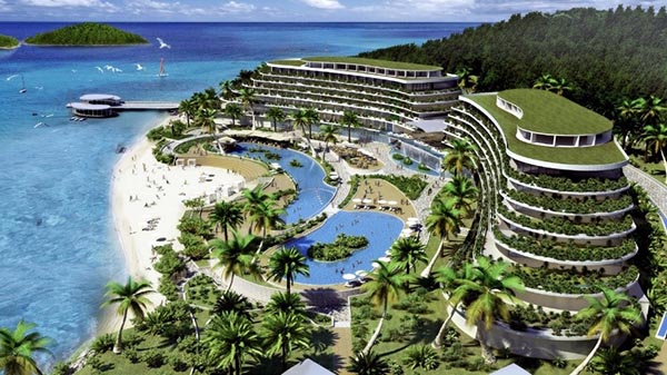 Toàn cảnh một trong những resort lớn nhất Việt Nam.