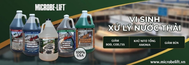 Các dòng sản phẩm men vi sinh xử lý nước thải Microbe-Lift.