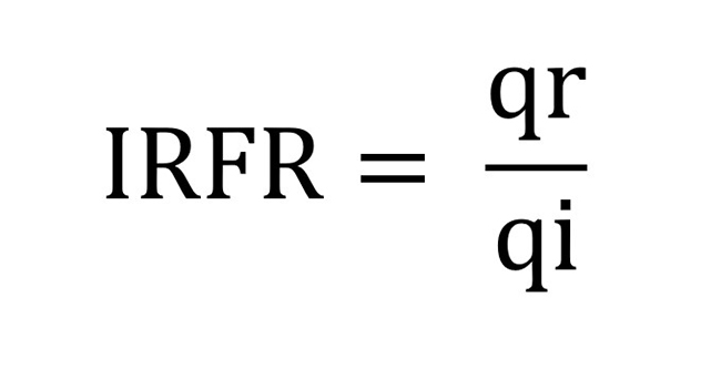 Công thức tính tỷ lệ dòng nội tuần hoàn (IRFR).