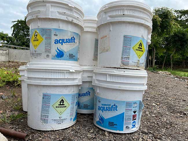 Hóa chất Chlorine thường được sử dụng để loại bỏ Coliform.