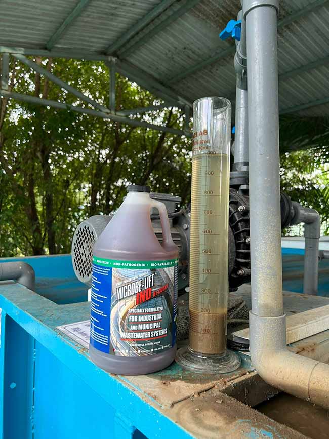 Men vi sinh Microbe-Lift IND chứa các chủng vi sinh Bacillus lichenliformis, Pseudomonas citronellolis, Wolinella succinogenes, … chuyên dùng cho quá trình khử N-Nitrat trong hệ thống xử lý nước thải.