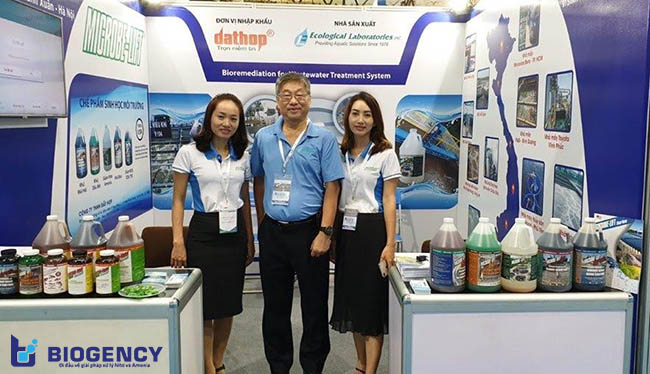 Gian hàng BIOGENCY tại Vietwater 2019.