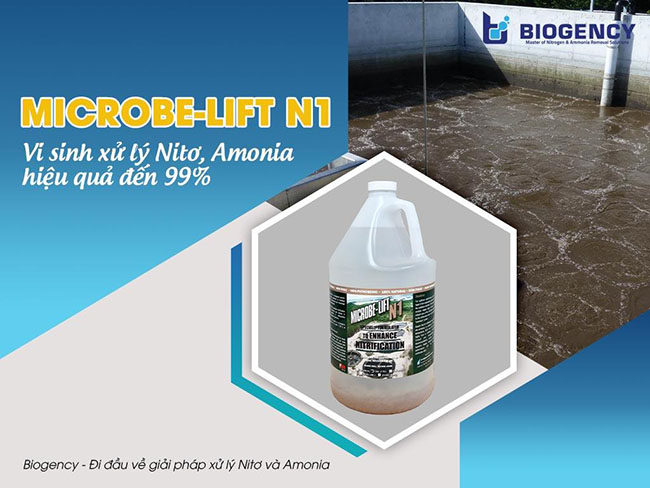 Microbe-Lift N1 chứa hai chủng vi sinh vật chuyên biệt cho quá trình Nitrat hóa.