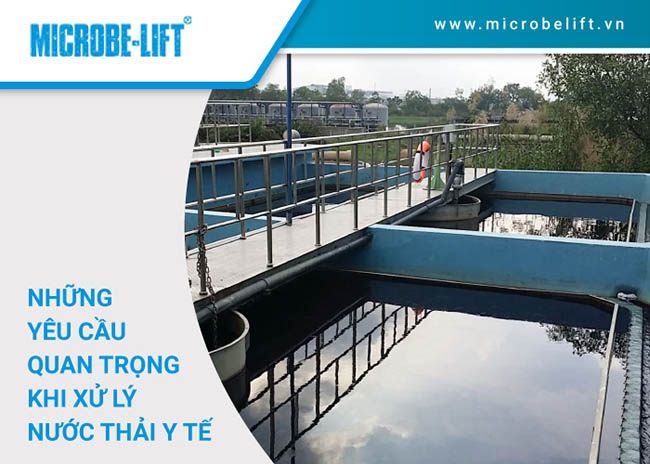 Nước thải y tế cần được xử lý vì hàm lượng BOD COD và mầm bệnh cao.