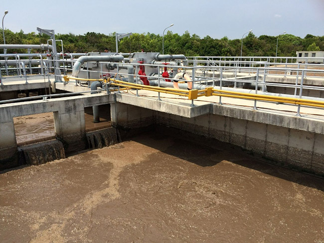 Hệ thống xử lý nước thải khách sạn.