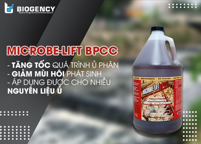 Men vi sinh Microbe-Lift BPCC chứa nhiều chủng vi sinh vật đặc biệt, có tác dụng tăng tốc quá trình ủ phân, cùng nhiều khả năng vượt trội khác.