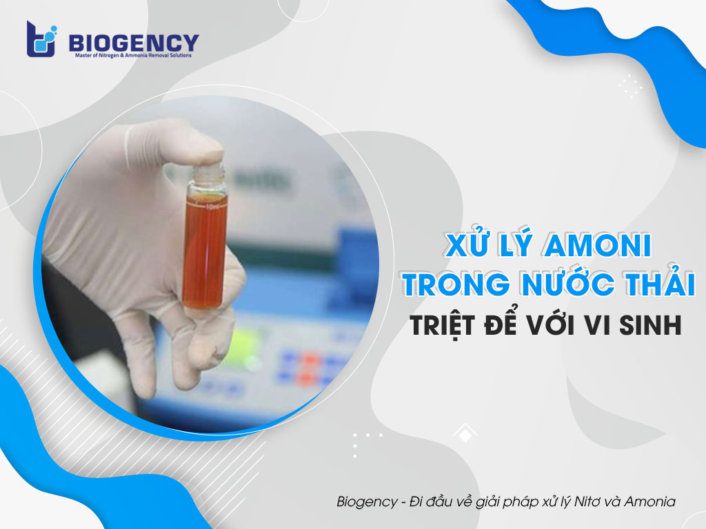 Xử lý Amoni trong nước thải triệt để với vi sinh