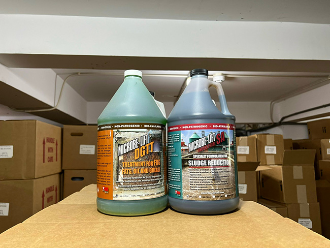 Bộ đôi sản phẩm Microbe-Lift DGTT và Microbe-Lift SA giúp tăng cường quá trình phân hủy dầu mỡ, chất béo và các hợp chất hữu cơ khó phân hủy trong nước thải chế biến thực phẩm.