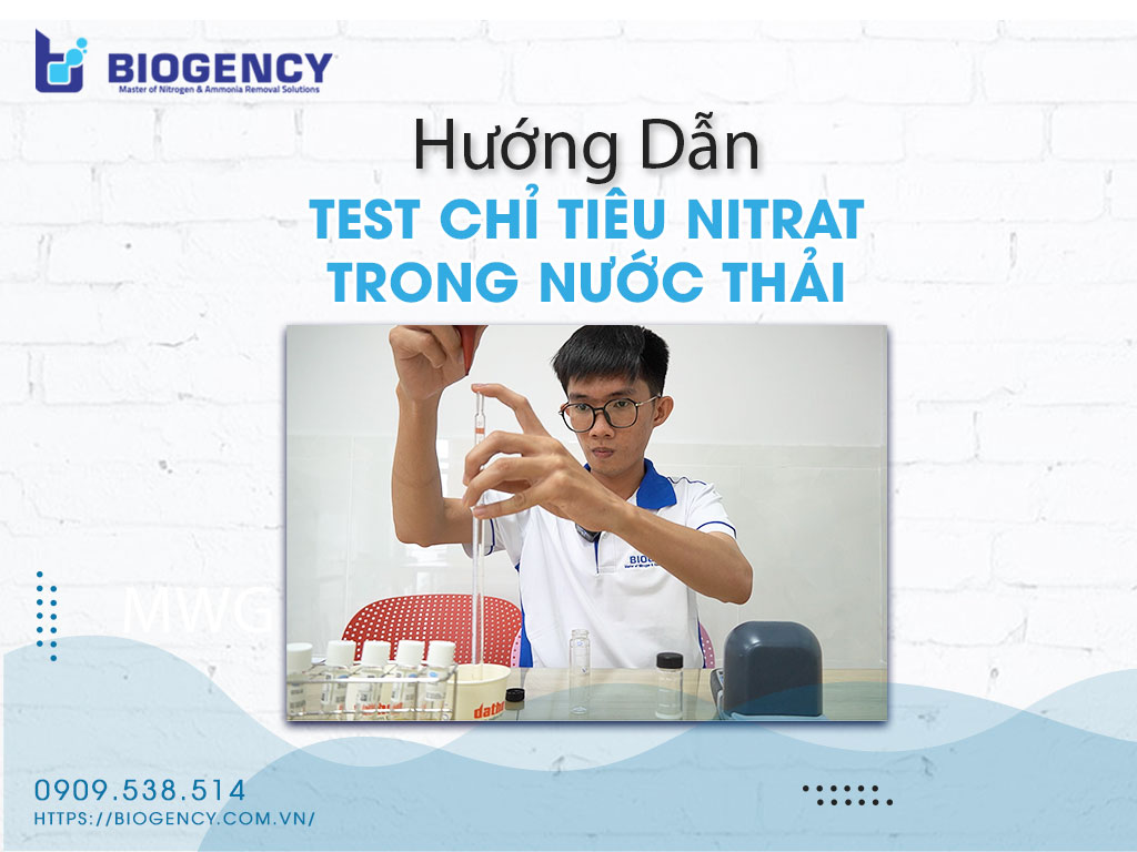 Hướng dẫn Test chỉ tiêu nitrat