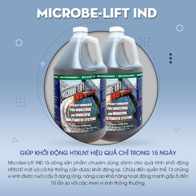 Microbe-Lift IND - Men vi sinh chuyên dùng cho khởi động HTXLNT.