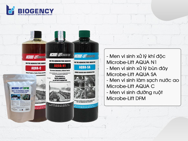 Sản phẩm men vi sinh Microbe-Lift, tăng cường sức khỏe, nâng cao môi trường sống cho tôm.