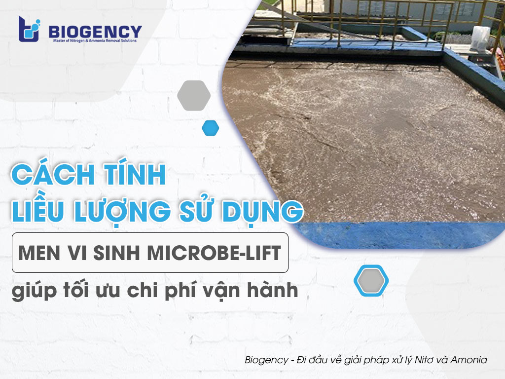 Cách tính liều lượng sử dụng Men vi sinh Microbe-Lift giúp tối ưu chi phí vận hành
