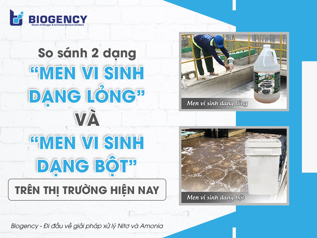 So sánh 2 dạng “Men vi sinh dạng lỏng” và “Men vi sinh dạng bột” trên thị trường hiện nay