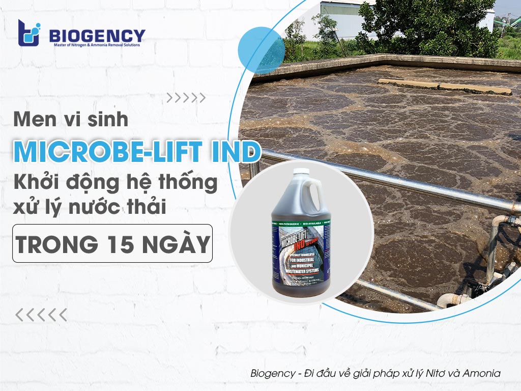 Men vi sinh Microbe-Lift IND - Giúp khởi động hệ thống xử lý nước thải hiệu quả chỉ trong 15 ngày