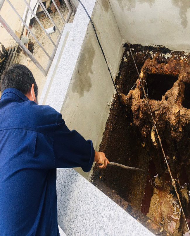 Thường xuyên kiểm tra hệ thống thu gom để hạn chế tích tụ rác thải.