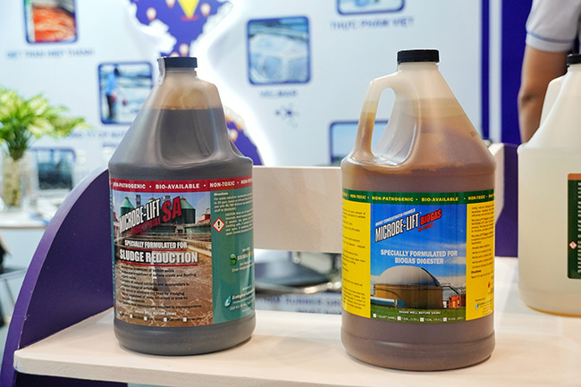 Men vi sinh Microbe-Lift BIOGAS và Microbe-Lift SA chuyên dùng cho quá trình xử lý Nitơ hữu cơ trong điều kiện kỵ khí.