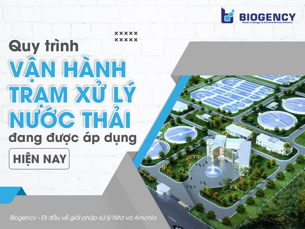 Quy trình vận hành trạm xử lý nước thải đang được áp dụng hiện nay