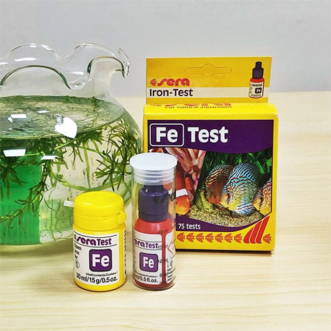 Sử dụng test kit SERA Fe để kiểm tra nồng độ phèn trước khi tiến hành xử lý phèn trong ao nuôi tôm