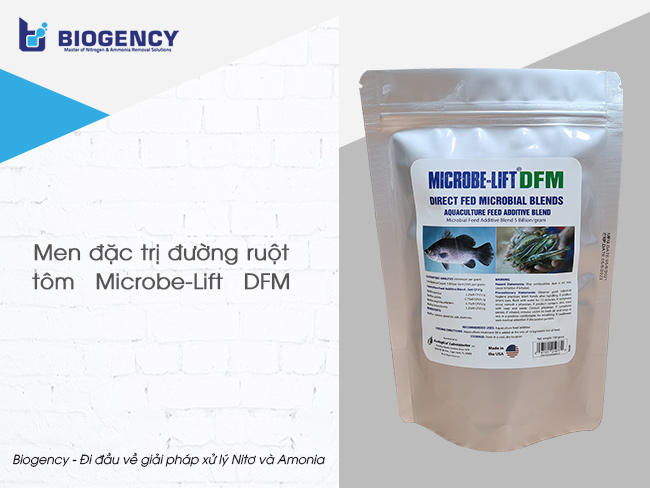 Men đặc trị đường ruột tôm Microbe-Lift DFM. 