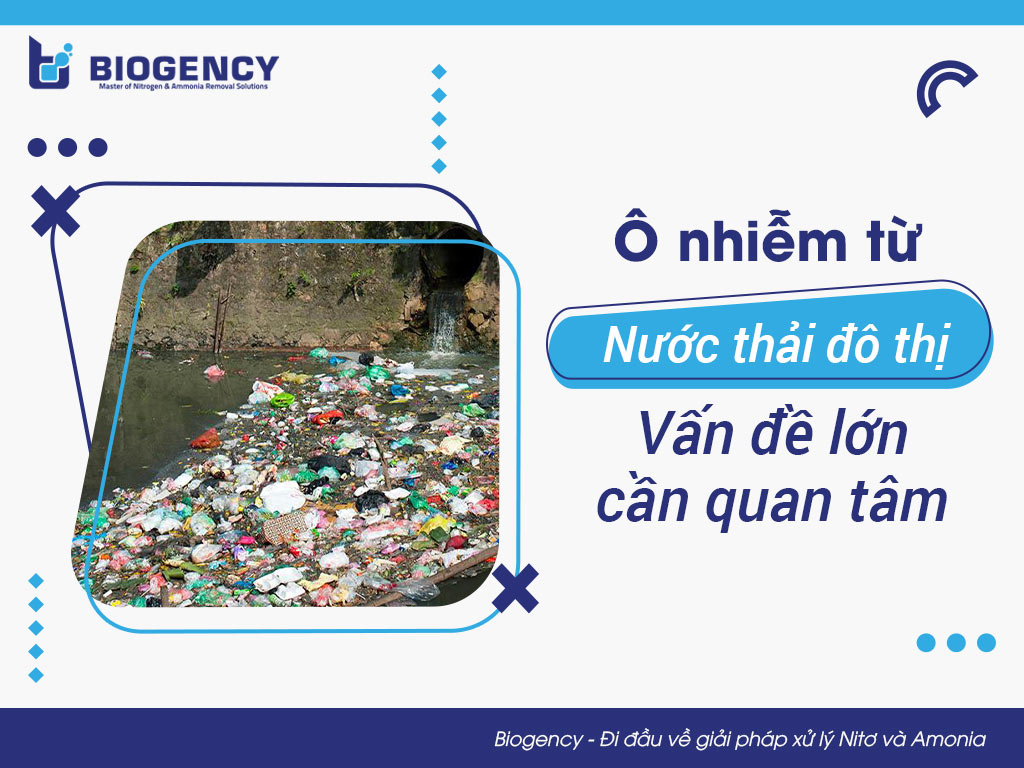 Ô nhiễm từ nước thải đô thị: Vấn đề lớn cần quan tâm