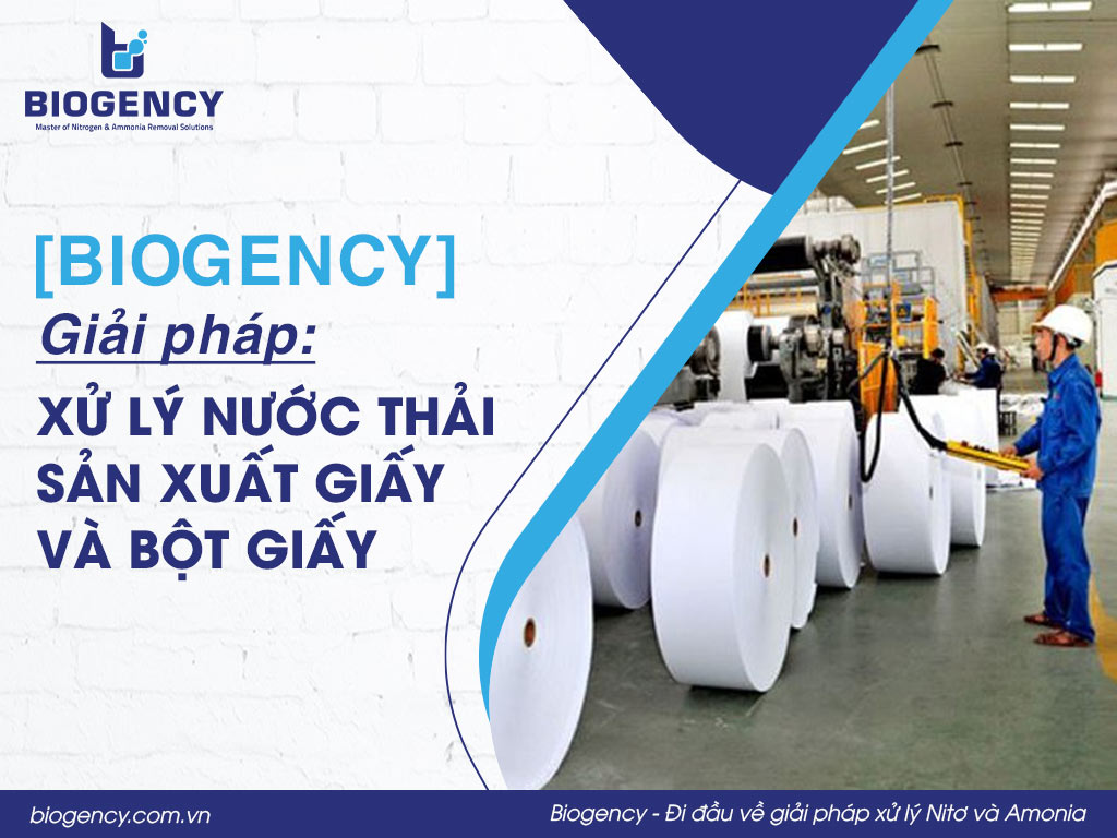 [BIOGENCY] Giải pháp: Xử lý nước thải sản xuất giấy và bột giấy