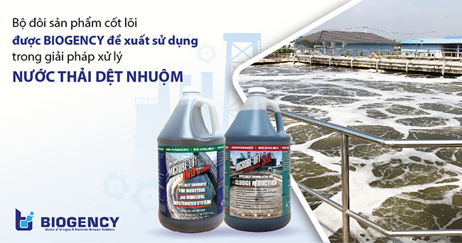 [BIOGENCY] Giải pháp: Xử lý nước thải dệt nhuộm