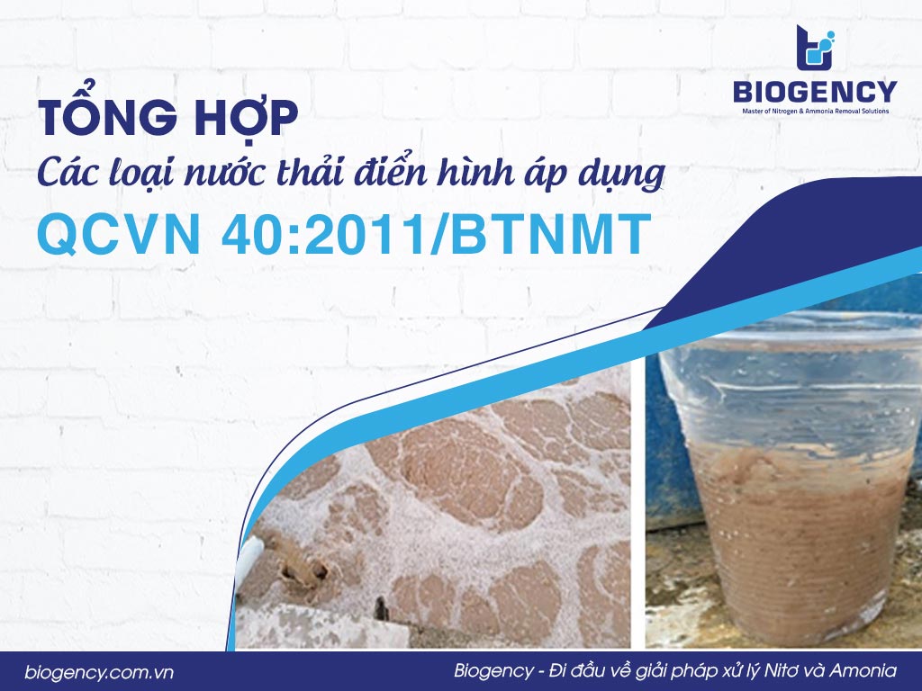 Tổng hợp các loại nước thải điển hình áp dụng QCVN 40:2011/BTNMT