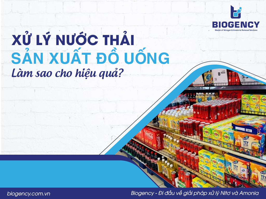 Xử lý nước thải sản xuất đồ uống, làm sao cho hiệu quả?