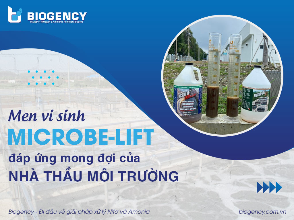 Men vi sinh Microbe-Lift đáp ứng mong đợi của nhà thầu môi trường