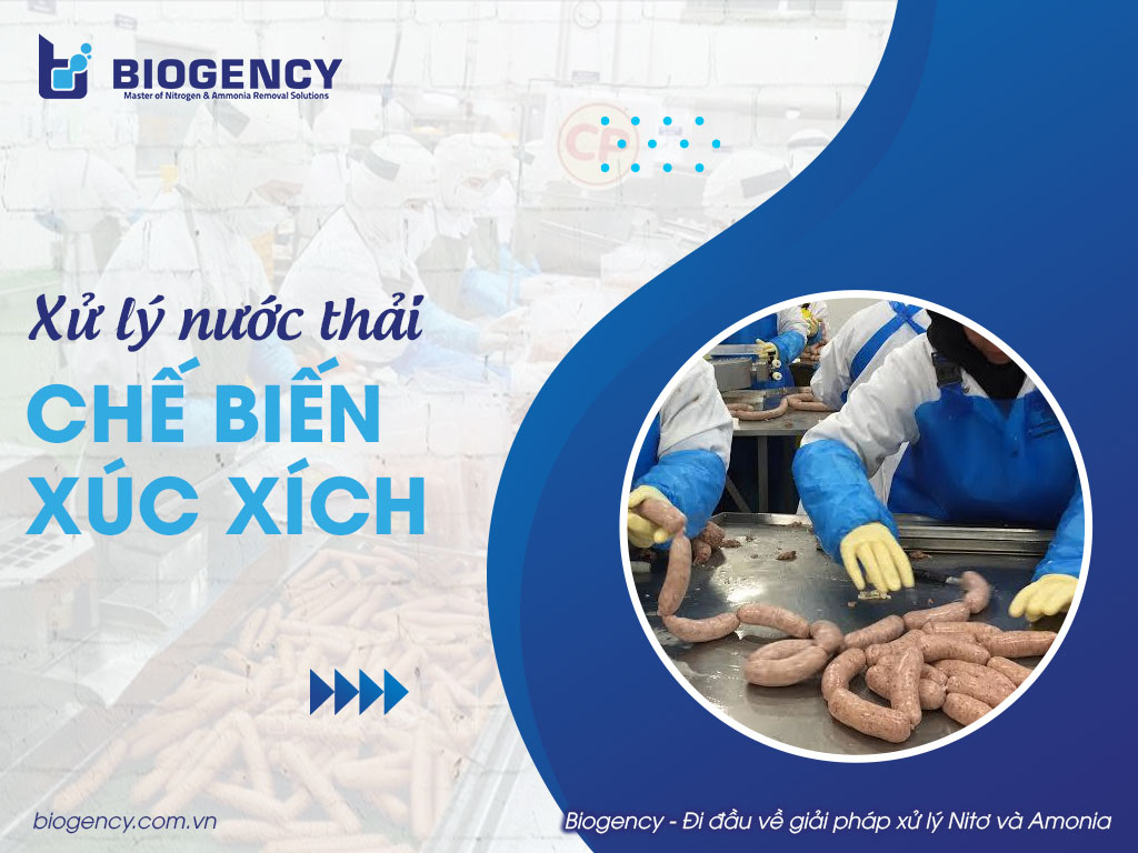 Xử lý nước thải chế biến xúc xích