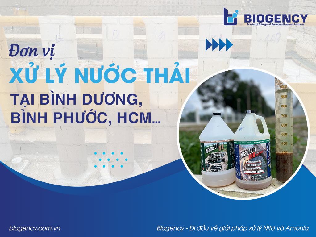 Đơn vị xử lý nước thải tại Bình Dương, Bình Phước, HCM…